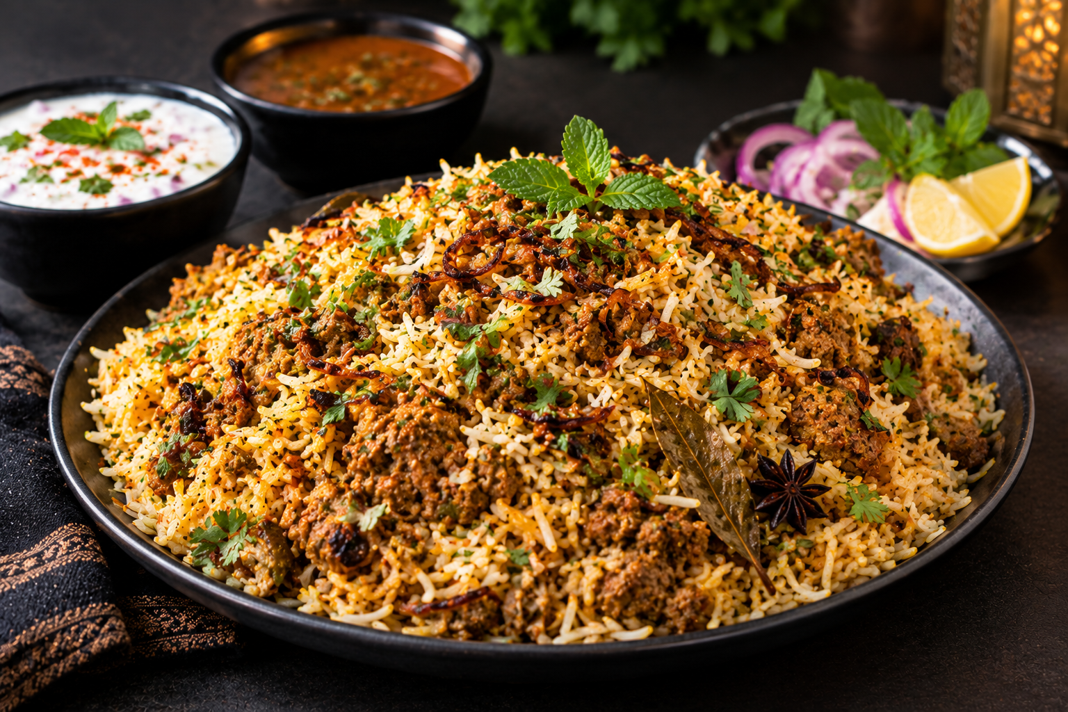 Best Goat Kheema Pulav in Frisco, TX
